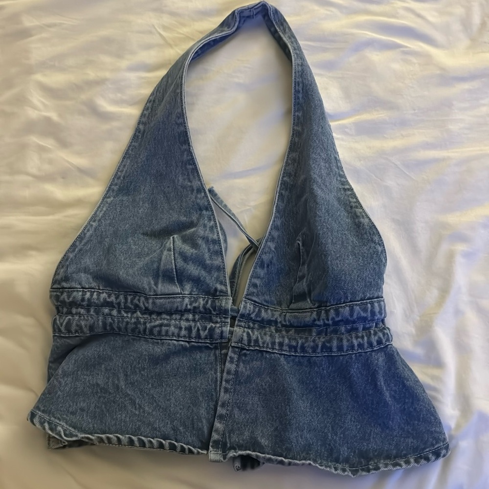 PRINCESS POLLY denim top